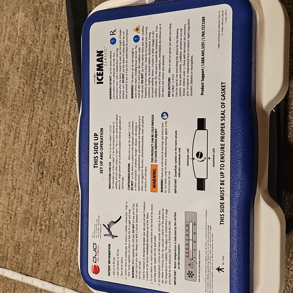 DonJoy Blue and White Cold Therapy Unit - Picture 5 of 8